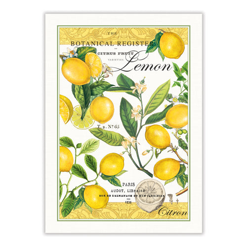 Lemon Basil Kitchen Towel | Michel Design Works