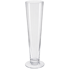 Load image into Gallery viewer, Tall Clear Glass Pedestal Vase – 16"
