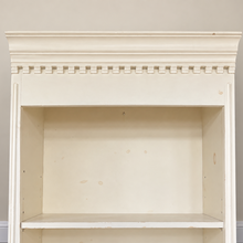 Charger l'image dans la galerie, Tall Solid Wood Bookcase – Cottage White – 88” Top
