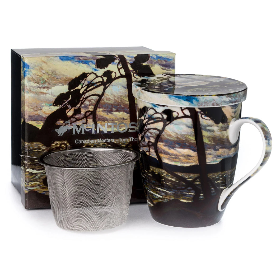 Tom Thomson The West Wind Tea Mug with Infuser & Lid