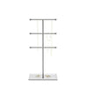 Umbra Trigem 3-Tier Jewelry Stand – White & Nickel 4