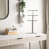 Umbra Trigem 3-Tier Jewelry Stand – White & Nickel LF