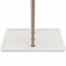 Charger l'image dans la galerie, Umbra Trigem 3-Tier Jewelry Stand – White &amp; Nickel base
