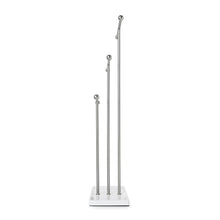 Charger l'image dans la galerie, Umbra Trigem 3-Tier Jewelry Stand – White &amp; Nickel side 2
