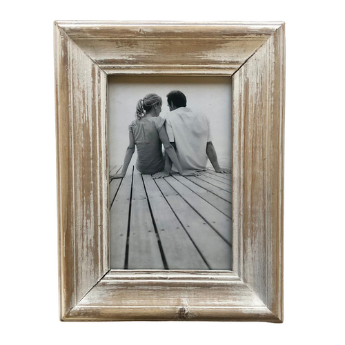 Picture Frame 4x6 Light Distressed Wood