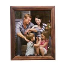 Load image into Gallery viewer, Picture Frame 8x10 Medium Brown Wood Photo Frame
