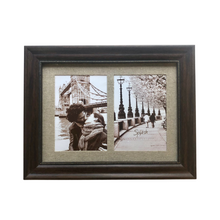 Load image into Gallery viewer, Picture Frame 4 x 6 | Double frame | Brown
