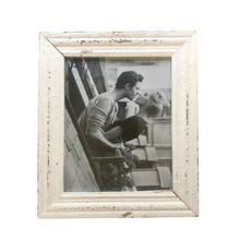 Load image into Gallery viewer, Picture Frame 8x10 Distressed Antique White Wood Frame
