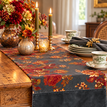 Load image into Gallery viewer, Victorian Rose Velvet Table Runner | April Cornell 3
