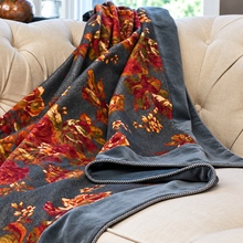 Load image into Gallery viewer, Victorian Rose Velvet Throw Blanket | April Cornell 3 
