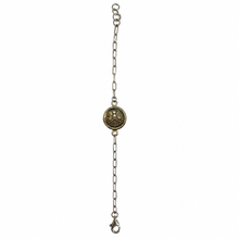 Load image into Gallery viewer, Vintage Canadian Military Trio Maple Leaf Sterling Silver Bracelet
