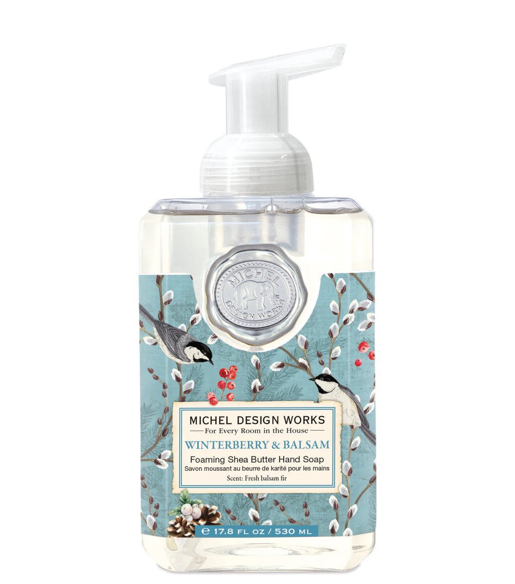 Winterberry & Balsam Foaming Soap | Michel Design Works |Dream Weaver 
