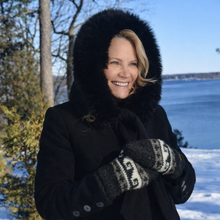 Load image into Gallery viewer, Black Dress Coat with Faux Fur Hood and Scarf
