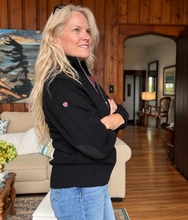 Load image into Gallery viewer, Women's Black Full Zip Cardigan | Made in Canada | Red Canoe 8
