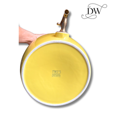 Load image into Gallery viewer, Yellow Ceramic Lemonade Dispenser | 20 L Drink Server |  Dream Weaver bottom
