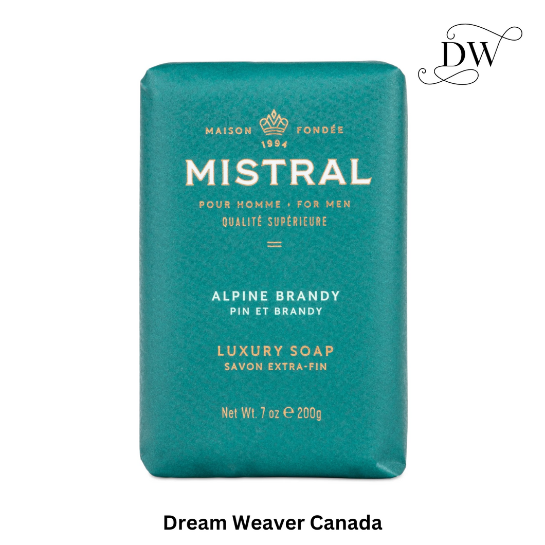 Alpine Brandy Bar Soap | Gentleman's Journey | Mistral