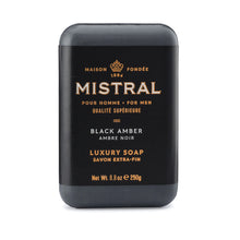 Load image into Gallery viewer, Black Amber Bar Soap | Mistral
