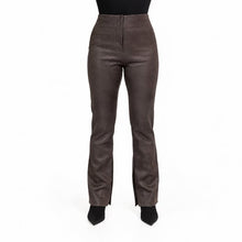 Charger l'image dans la galerie, Urban Outfitters High Waisted Faux Suede Flare Pants Charcoal Grey | Medium
