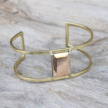 Load image into Gallery viewer, Brass and Copper Impulse Bangle | Bauxo
