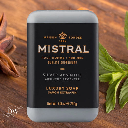 Silver Absinthe Bar Soap | Mistral
