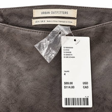Charger l'image dans la galerie, Urban Outfitters High Waisted Faux Suede Flare Pants Charcoal Grey | Medium

