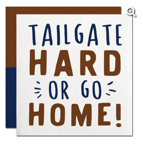 Tailgate Hard Cocktail Napkins