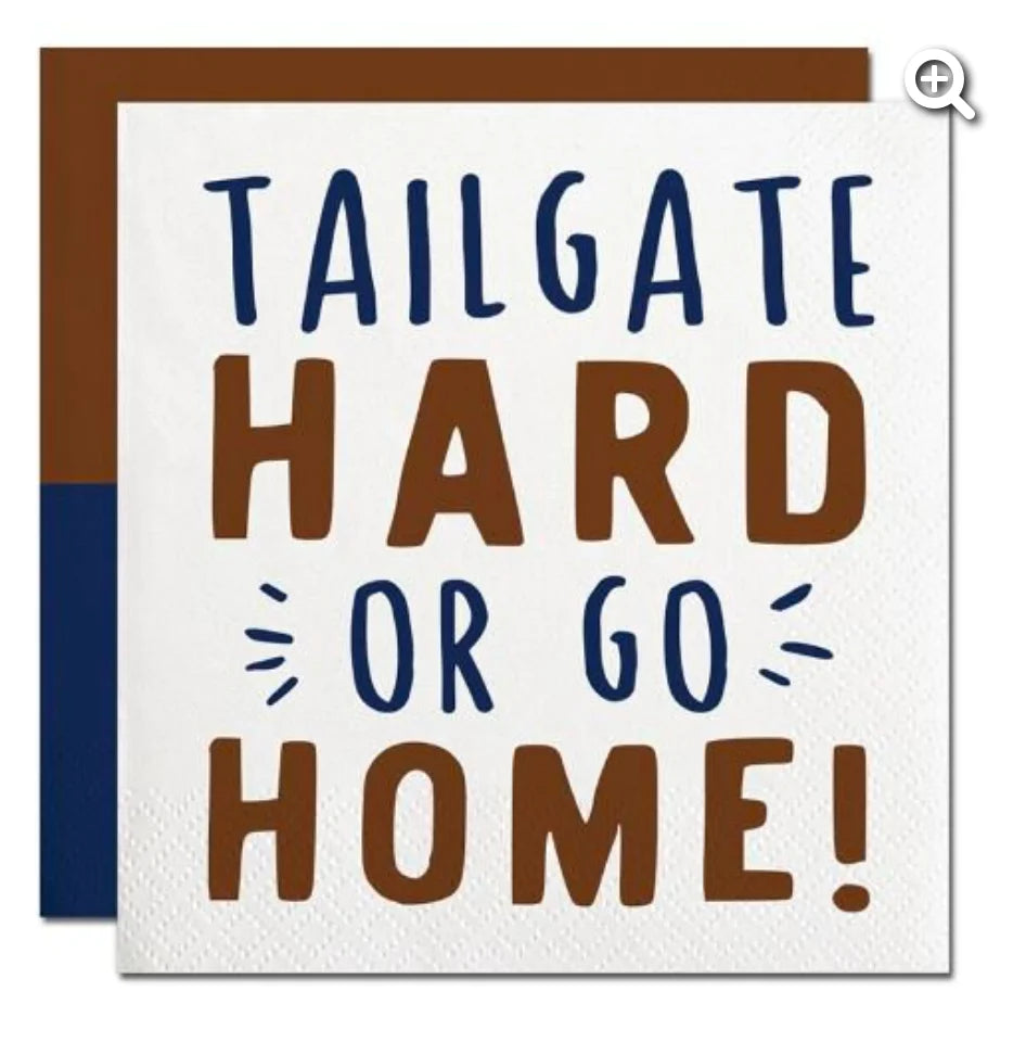 Tailgate Hard Cocktail Napkins