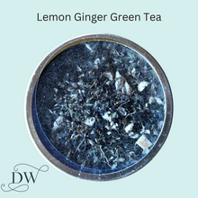 Load image into Gallery viewer, Lemon Ginger Green Tea Tin Caddy | Vahdam Teas
