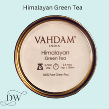Load image into Gallery viewer, Himalayan Green Tea Tin Caddy | Vahdam Teas
