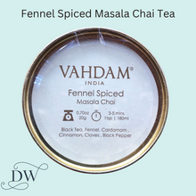 Load image into Gallery viewer, Fennel Spiced Masala Chai Tea Tin Caddy | Vahdam Teas
