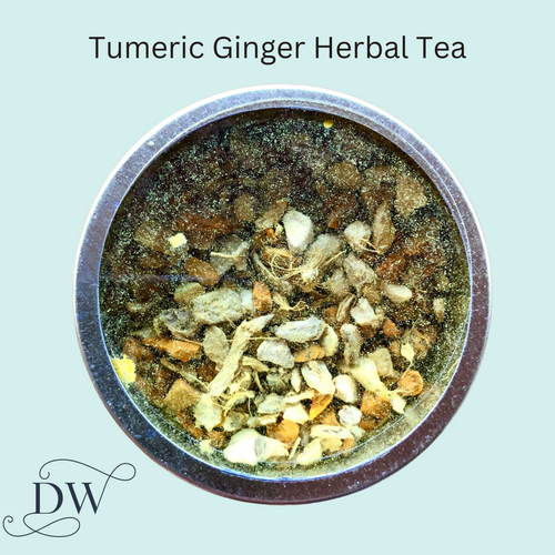 Turmeric Ginger Herbal Tea Tin Caddy | Vahdam Teas