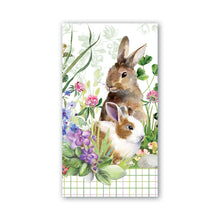 Load image into Gallery viewer, Bunny Meadow Hostess Napkins | Michel Design Works
