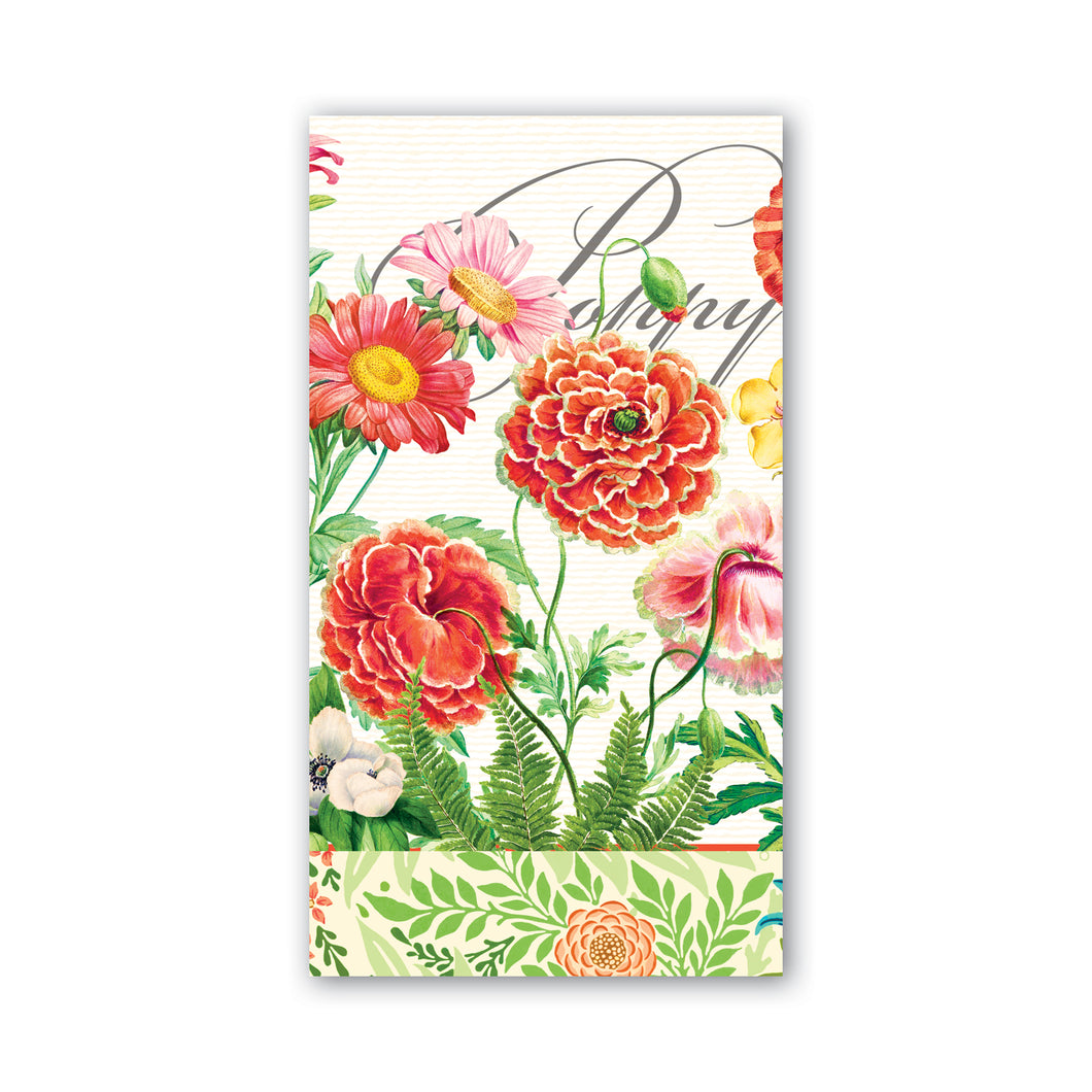Poppies & Posies Hostess Napkins | Michel Design Works