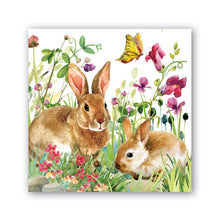 Load image into Gallery viewer, Bunny Meadow Luncheon Napkins | Michel Design Works
