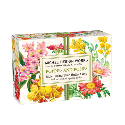 Poppies & Posies Boxed Soap Bar | Michel Design Works
