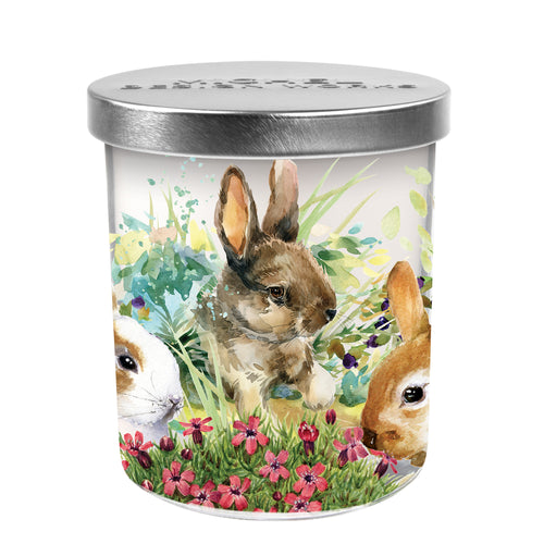 Bunny Meadow Scented Jar Candle | Michel Design Works