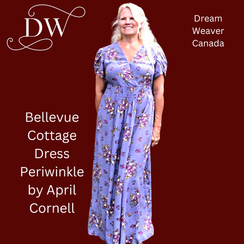 Bellevue Cottage Dress Periwinkle | Dream Weaver Canada