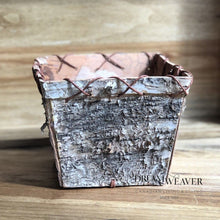 Charger l'image dans la galerie, Birch Bark Planter | Square Dream Weaver Canada3
