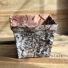 Charger l'image dans la galerie, Birch Bark Planter | Square Dream Weaver Canada4
