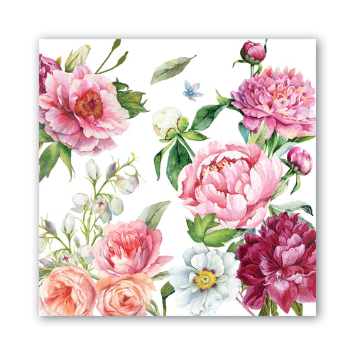 Blush Peony Cocktail Napkins | Michel Design Works | Dream Weaver