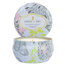 Load image into Gallery viewer, Blushed Peony Soy Candle Tin | 9 oz
