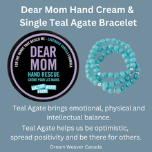 Load image into Gallery viewer, Dear Mom Hand Cream &amp; Gemstone Bracelet
