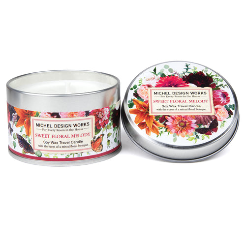 Sweet Floral Melody Travel Candle | Michel Design Works | Dream Weaver