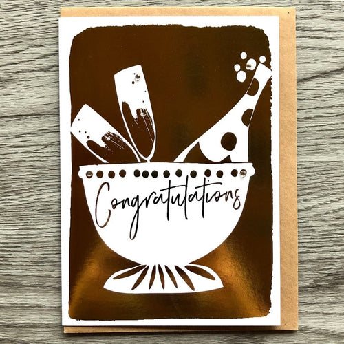 Congratulations Champagne | Greeting Card