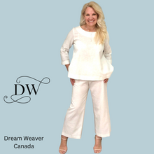 Load image into Gallery viewer, Wide Leg Pants | Cream Linen

