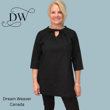 Load image into Gallery viewer, Linen Tunic | Black
