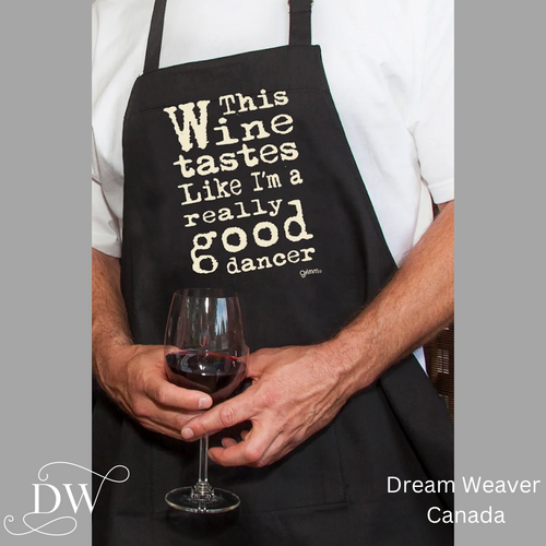 This Wine Tastes like I Am a Really Good Dancer Apron | Grimm