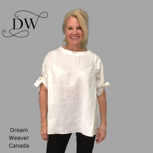 Load image into Gallery viewer, Linen Blouse | Cream | One Size
