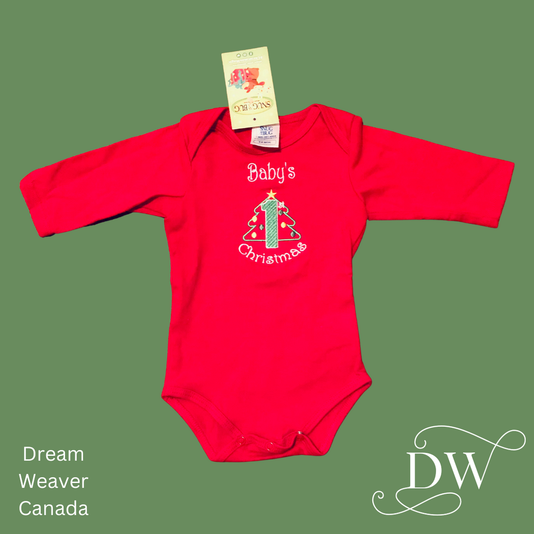 Baby's First Christmas Onesie | 3-6 months