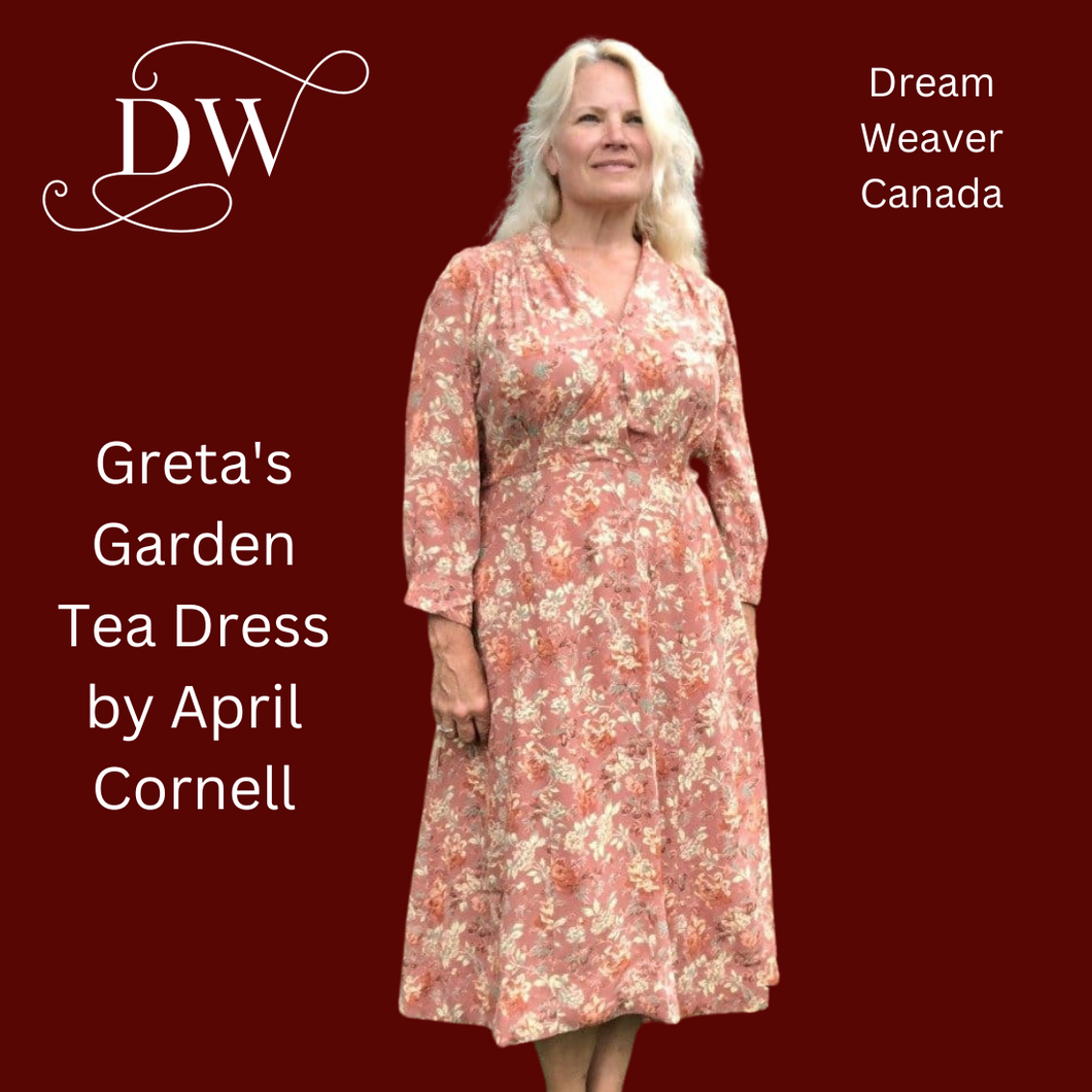 Greta's Garden Tea Dress Terracotta | April Cornell